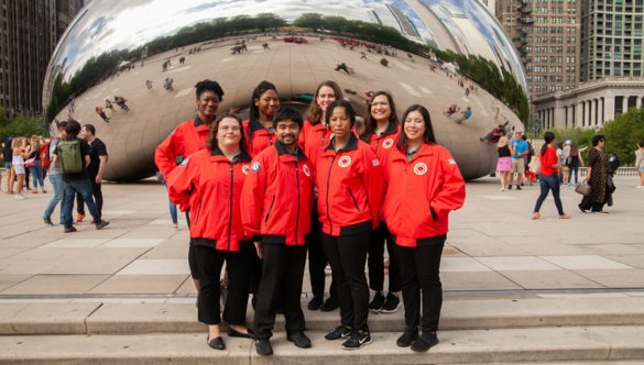 The City Year Chicago Team serving at Lovett Elementary School Lovett