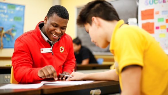 City Year DC tutoring and mentoring